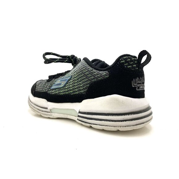 Skechers Unisex Kids Luminators Light Up Sneakers Size 12 Black Lime SN 90730L - Picture 6 of 12